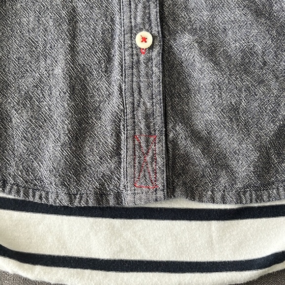 Anthropologie Postmark Rowena Linen Chambray Tunic M - Picture 10 of 12